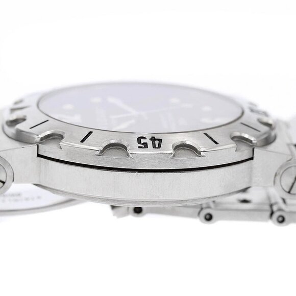 BVLGARI Diagono Scuba SD38S Date black Dial Automatic Men's Watch - Picture 5 of 12